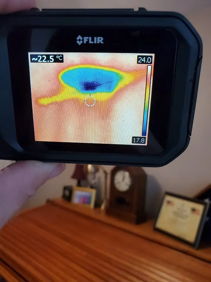 Thermal imaging inspection for water damage in Portales