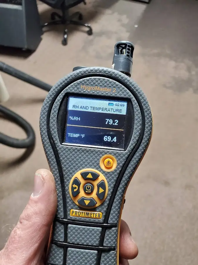 Moisture meter humidity assessment for Mold Remediation & Removal in Portales