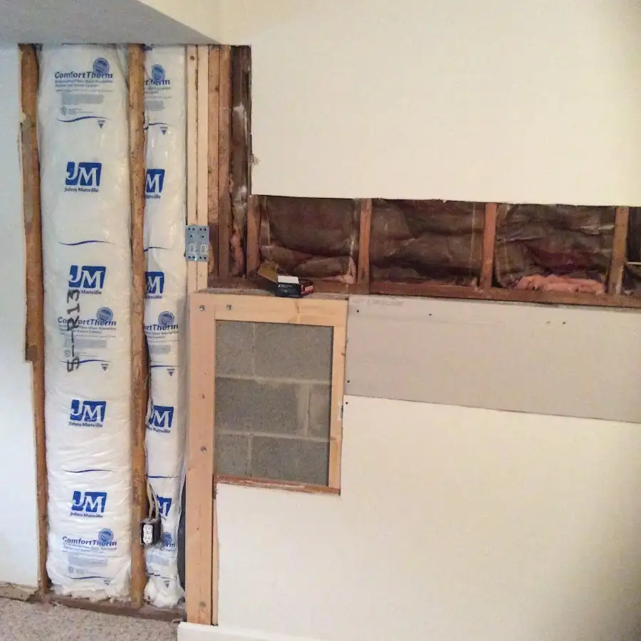 Wall insulation replacement during Contents Cleaning & Restoration in Portales